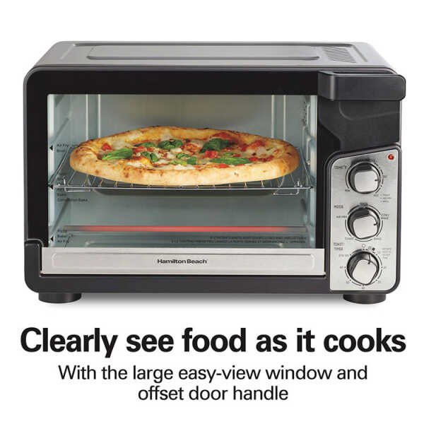 HAMILTON BEACH EASY VIEW XL TOASTER OVEN W/ SURE-CRISP AIR FRY 120V | HB-31460J - Image 
