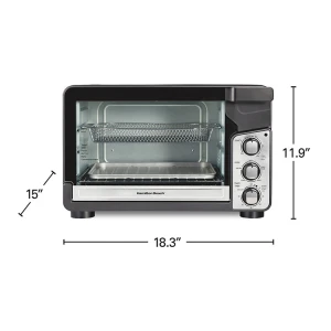 HAMILTON BEACH EASY VIEW XL TOASTER OVEN W/ SURE-CRISP AIR FRY 120V | HB-31460J - Image 