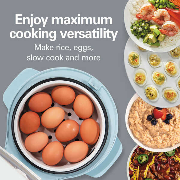 HAMILTON BEACH 1L MULTI-FUNCTION RICE COOKER 5.5CUP UNCOOKED/12CUP COOKED 120V | HB-37561MN - Image 