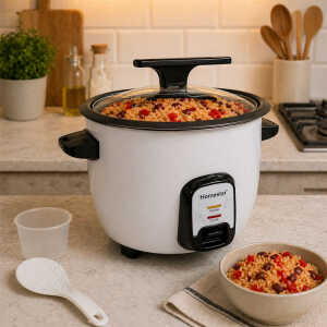 HOMESTAR 20 CUPS WHITE RICE COOKER | HS-36RCW - Image 