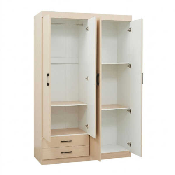 4 DOOR WARDROBE 120X45X200CM | HS435141 - Image 