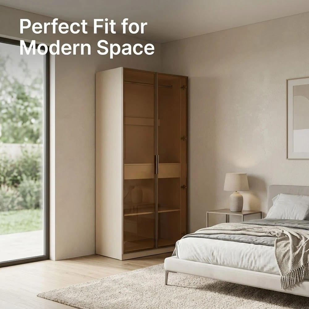 2 door wardrobe – stylish storage solution