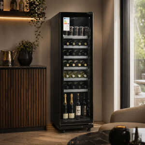 SUPER COOL 14 CU.FT 1 DOOR GLASS DISPLAY COOLER | IVGC-1D-6020WA - Image 