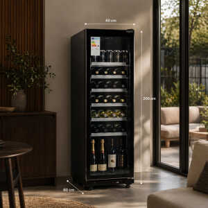SUPER COOL 14 CU.FT 1 DOOR GLASS DISPLAY COOLER | IVGC-1D-6020WA - Image 