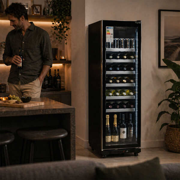 SUPER COOL 14 CU.FT 1 DOOR GLASS DISPLAY COOLER | IVGC-1D-6020WA - Image 