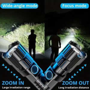 APOLLO FIRE RECHARGEABLE LED FLASHLIGHT 2 PACK | LIGHT-SK17 - Image 