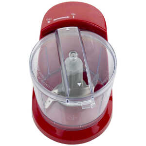 BRENTWOOD 1.5 CUP MINI FOOD CHOPPER RED | MC-109R - Image 