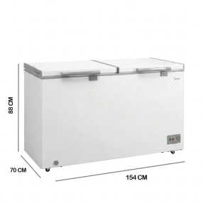 MIDEA 19 CUFT/508L CHEST FREEZER 115V WHITE | MDRC698FZG01 - Image 