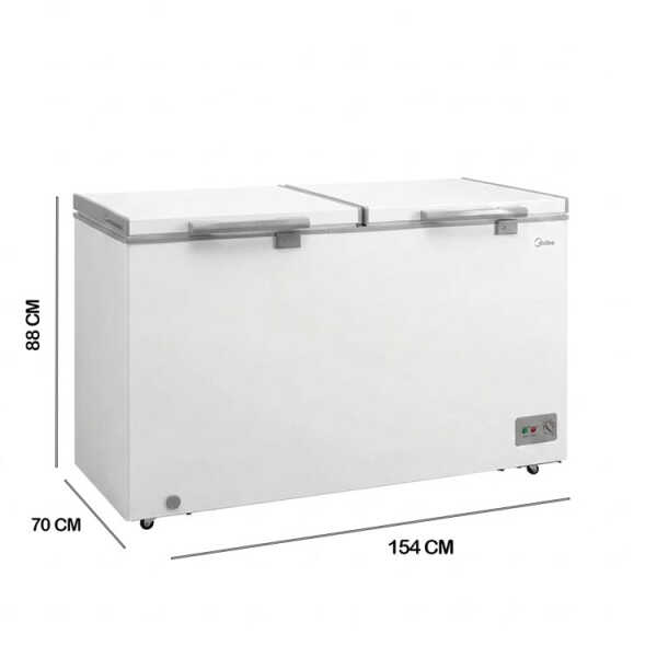 MIDEA 19 CUFT/508L CHEST FREEZER 115V WHITE | MDRC698FZG01 - Image 