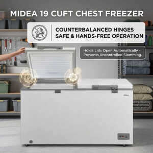 MIDEA 19 CUFT/508L CHEST FREEZER 115V WHITE | MDRC698FZG01 - Image 