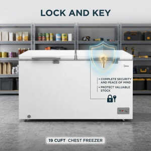 MIDEA 19 CUFT/508L CHEST FREEZER 115V WHITE | MDRC698FZG01 - Image 