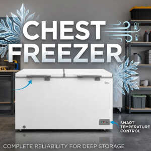 MIDEA 19 CUFT/508L CHEST FREEZER 115V WHITE | MDRC698FZG01 - Image 