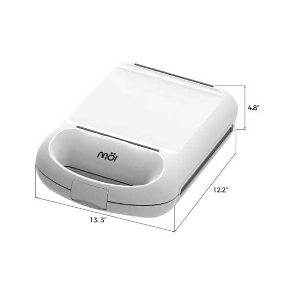 MOI 4-SLICE SANDWICH MAKER WHITE | MSM4SLW - Image 