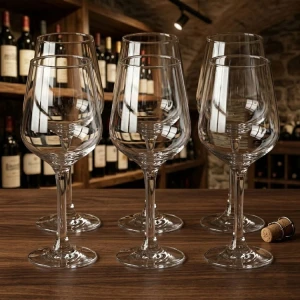410ML STEMMED WINE GLASS SET 6PCS | NS441291 - Image 