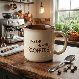 550ML CERAMIC MUG D11X H10 CM CREME | NVL5070966 - Image 