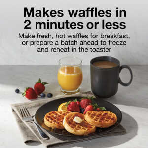 PROCTOR SILEX (MINI) PETTITE WAFFLE MAKER BLACK 120V | PS-26100 - Image 