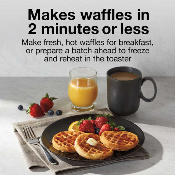PROCTOR SILEX (MINI) PETTITE WAFFLE MAKER BLACK 120V | PS-26100 - Image 