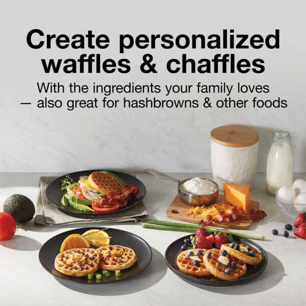 PROCTOR SILEX (MINI) PETTITE WAFFLE MAKER BLACK 120V | PS-26100 - Image 