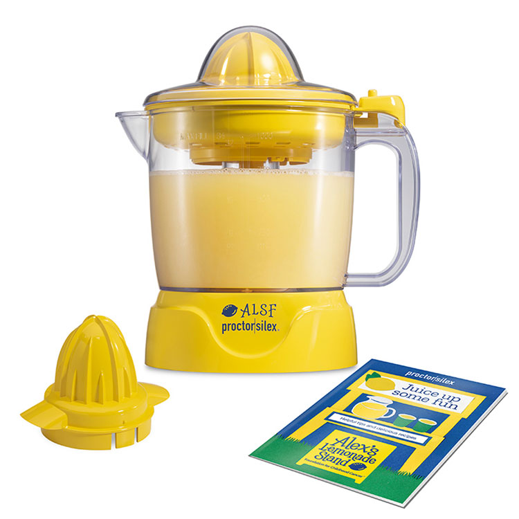 Citrus juicer kit with Alex’s Lemonade recipe book