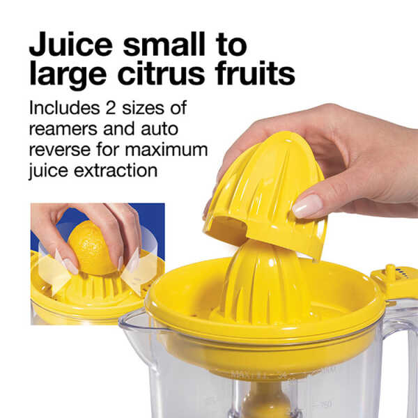 PROTOR SILEX 34OZ ELECTRIC CITRUS JUICER YELLOW 120V | PS-66341 - Image 