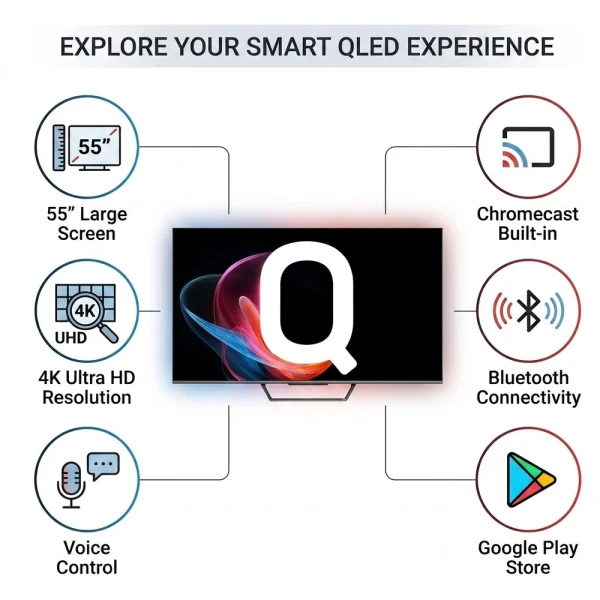 TESLA QLED 55" 4K S939 SERIES SMART TV 2024 | Q55S939GUS2 - Image 
