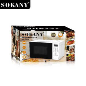 SOKANY 0.7CUFT/20L MICROWAVE WHITE 110V-1100W | SK-10018 - Image 