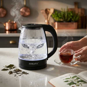 SOKANY 2L CORDLESS ELECTRIC KETTLE 110V-1500W | SK-SH1097 - Image 