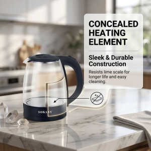 SOKANY 2L CORDLESS ELECTRIC KETTLE 110V-1500W | SK-SH1097 - Image 