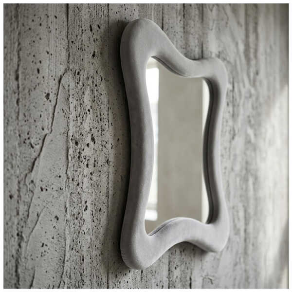 WALL MIRROR 70 X 90 CM GREY | STUDIO-1041 - Image 