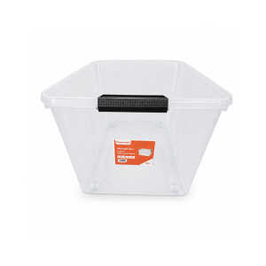 HOMESTAR PLASTIC 90L STORAGE BOX WITH LID | TG51114 - Image 