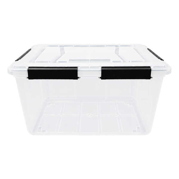 HOMESTAR PLASTIC 50L STORAGE BOX WITH LID | TG51513 - Image 1