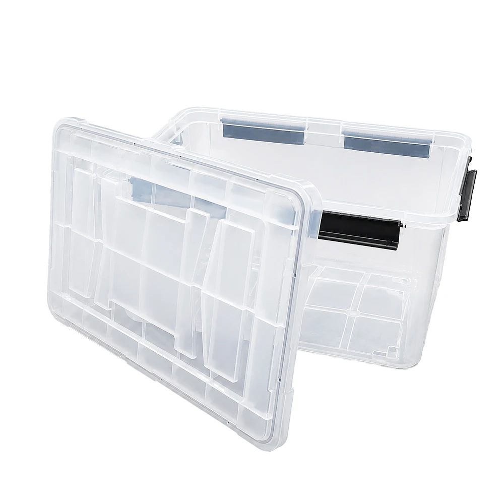 Transparent / Opaque 50L Storage Box – Perfect for Home & Garage
