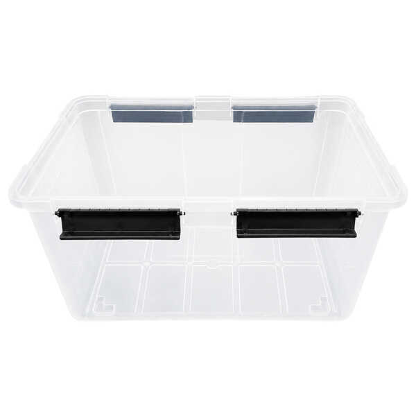 HOMESTAR PLASTIC 50L STORAGE BOX WITH LID | TG51513 - Image 