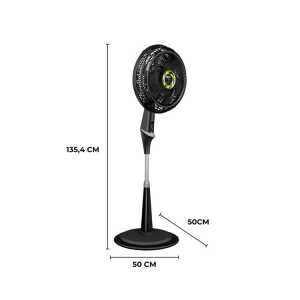 SAMURAI 18" 2 IN 1 FAN WITH REMOTE CONTROL | VE3478I - Image 