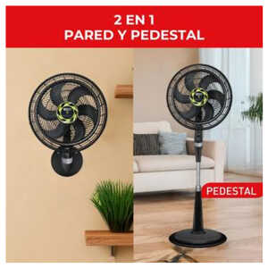 SAMURAI 18" 2 IN 1 FAN WITH REMOTE CONTROL | VE3478I - Image 