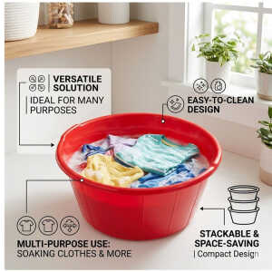 COLORED PLASTIC BASIN | 1104MEGA - Image 