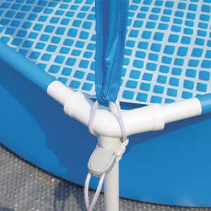 INTEX 1.83MX38CM CANOPY METAL FRAME SWIMMING POOL BLUE  | 28209-NP - Image 