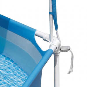 INTEX 1.83MX38CM CANOPY METAL FRAME SWIMMING POOL BLUE  | 28209-NP - Image 