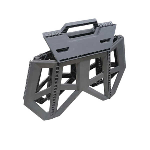 PLASTIC FOLDABLE STOOL GREY | 306 - Image 