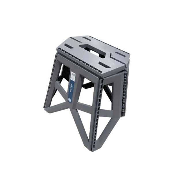 PLASTIC FOLDABLE STOOL GREY | 306 - Image 