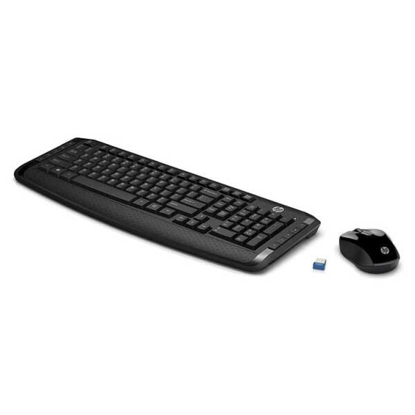 HP WIRELESS 300 SLIM KEYBOARD AND MOUSE COMBO | 3ML04AA#ABL - Image 