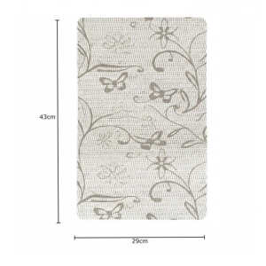 LOTUS HOME COLLECTION 6 PCS RECTANGULAR PLACEMAT ASSORTED COLORS | 88208 - Image 