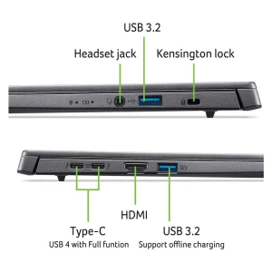 ACER ASPIRE 14" LAPTOP INTEL CORE ULTRA 7 PROCESSOR, 16GB, 1TB SSD | A14-52M-72FH - Image 
