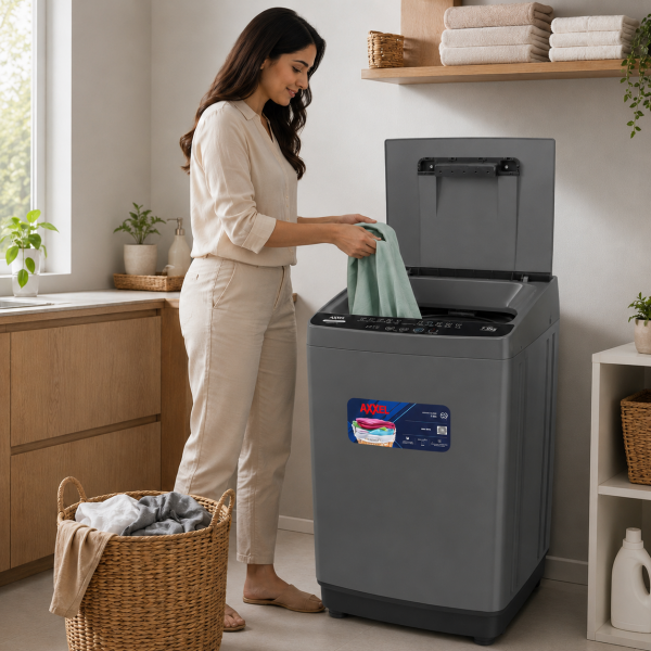 AXXEL 7KG TOP LOAD WASHER WITH IMPELLER GREY | AFWM700 - Image 