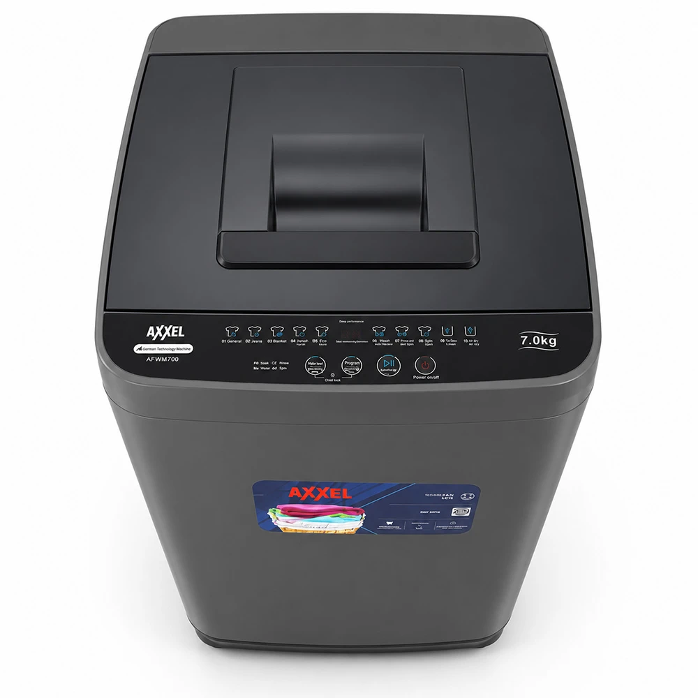 Axxel 7kg Grey Top Load Washer with Impeller