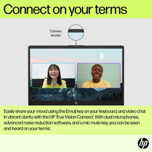 HP 15.6" FHD TOUCH INTEL i7-1355U 16GB 512SSD WIN 11 NATURAL SILVER (15-FD0127DX)| B4HN8UA#ABA - Image 
