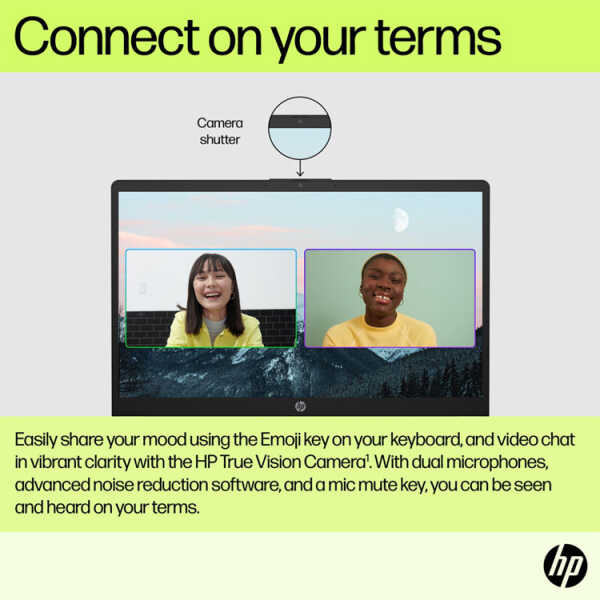 HP 15.6" FHD TOUCH INTEL i7-1355U 16GB 512SSD WIN 11 NATURAL SILVER (15-FD0127DX)| B4HN8UA#ABA - Image 
