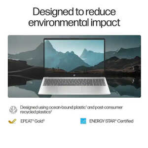 HP 15.6" FHD TOUCH INTEL i7-1355U 16GB 512SSD WIN 11 NATURAL SILVER (15-FD0127DX)| B4HN8UA#ABA - Image 