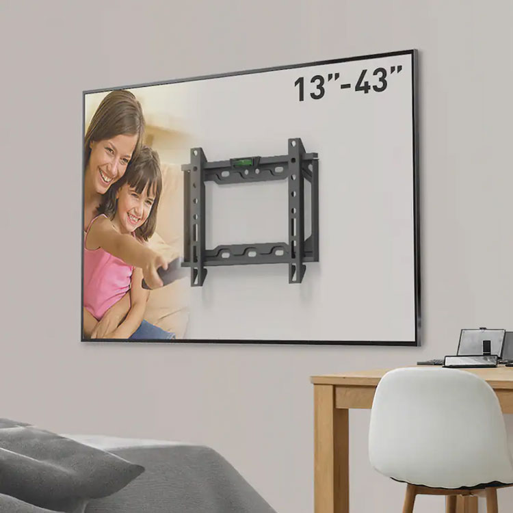 Barkan fixed TV wall mount for 13-43 inch screens.