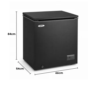 AXXEL 5CFT/145L CHEST FREEZER BLACK 110V | BD145 - Image 